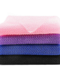 4pcs African Long Net Bath Sponge, Exfoliating Mesh Washcloth.