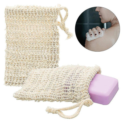 Shower Exfoliator Soap Saver Bag, Sponge Mesh Bubble Pouch.