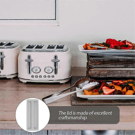Silicone Toaster Lid Cover for 2-Slice Bread Machine.