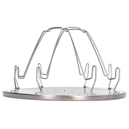 Folding Stainless Steel Camping Stove Toaster Rack.