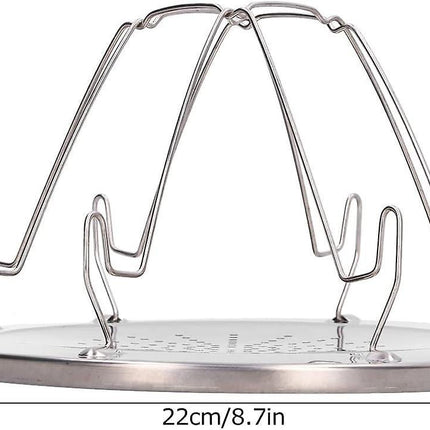 Folding Stainless Steel Camping Stove Toaster Rack.