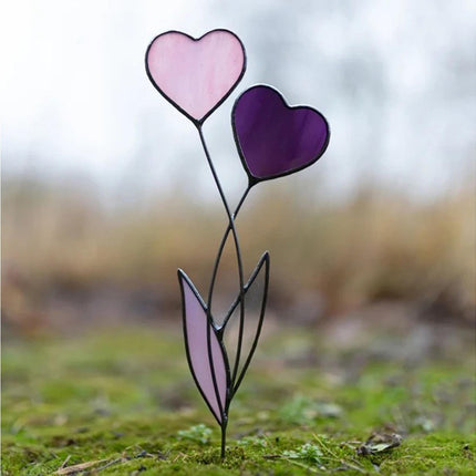 Acrylic Valentines Day Gift Ornaments-Purple.