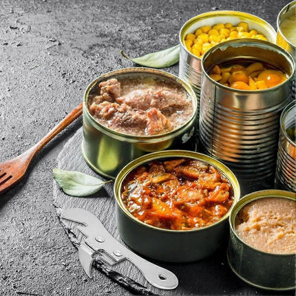 2pcs Bottle & Can Opener Set, Manual Tin Opener, Beer Opener, Stainless Steel, Multifunction.