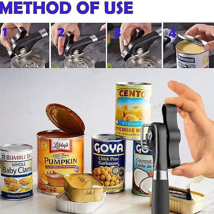 Professional Manual Can Opener, Heavy Duty Kitchen Tool for Restaurant & Home Use.