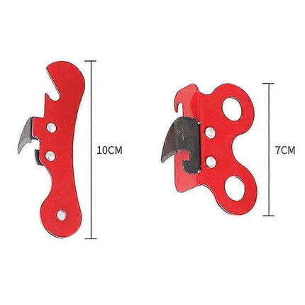 Manual Can Opener, 2-in-1 Butterfly Tin Opener, Stainless Steel, Easy Grip Handle.