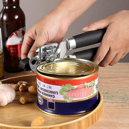 Handheld Manual Can Opener, Knob Design, Multifunction Kitchen Tool.