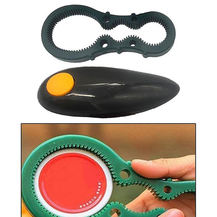 Electric Handheld Can Opener, Compact Design for Home & Restaurant.