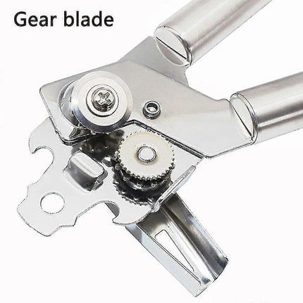 3-in-1 Manual Can Opener with Bottle Opener, Ergonomic Grip.
