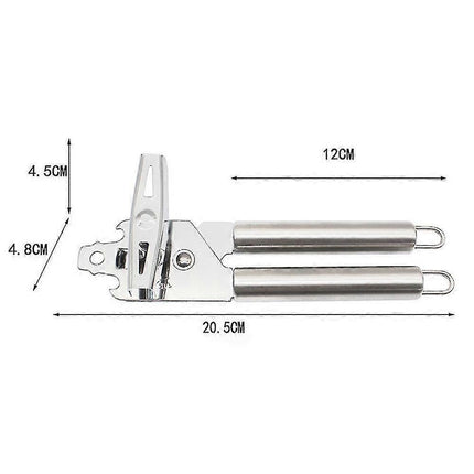 3-in-1 Manual Can Opener with Bottle Opener, Ergonomic Grip.