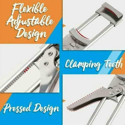 Adjustable Stainless Steel Can Opener, Multi-Function Jar & Bottle Opener.