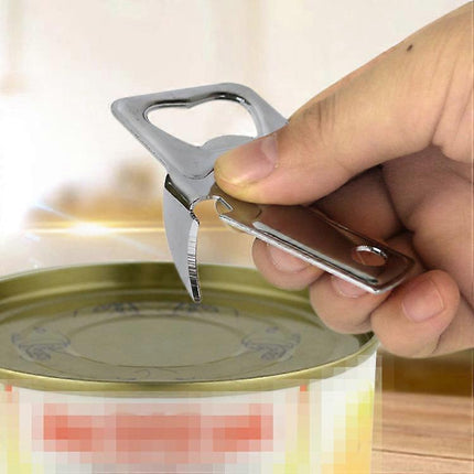 Multi-Purpose Can Opener with Knife, Beer Bottle Opener, Durable Iron.