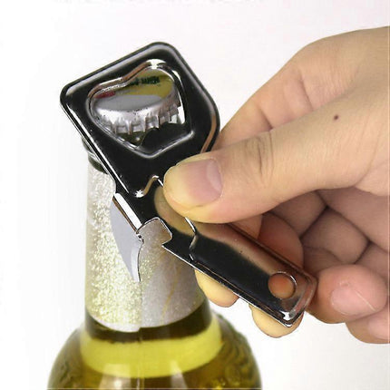 Multi-Purpose Can Opener with Knife, Beer Bottle Opener, Durable Iron.