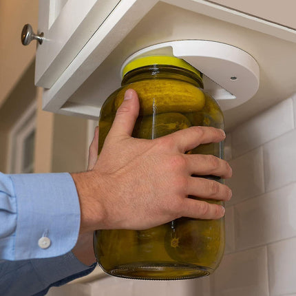 Under-Counter Can Opener, Easy to Install, Creative Space-Saving Design.