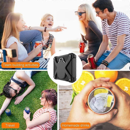 Manual Portable Can Opener, Labor-Saving, No Sharp Edges, Beer Bar Tool.