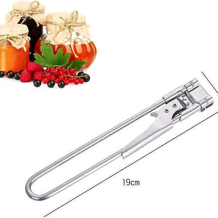 Adjustable Jar & Can Opener, Arthritis Friendly, Stainless Steel.