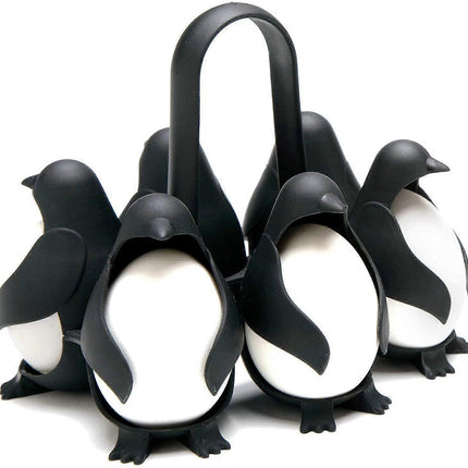 Penguin-Shaped 3-in-1 Boiled Egg Cooker, Premium Design.
