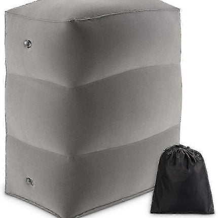 Inflatable Leg & Foot Rest Pillow for Travel, Adjustable Cushion.