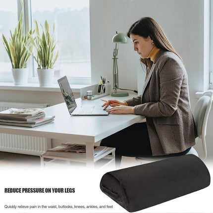Ergonomic Foam Foot Rest Pillow, Soft Desk Leg Support.