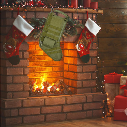 Christmas Stocking Tree Decoration-Green.