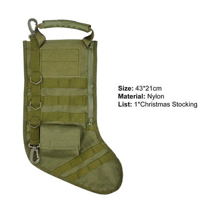 Christmas Stocking Tree Decoration-Green.