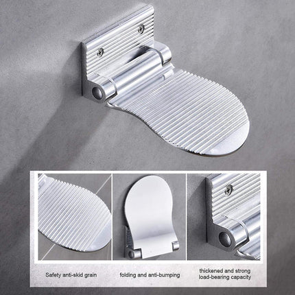 Folding Non-Slip Shower Foot Rest, Shaving Leg Aid.