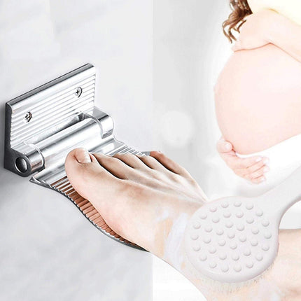 Folding Non-Slip Shower Foot Rest, Shaving Leg Aid.