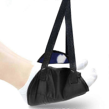 Adjustable Height Travel Foot Hammock for Plane, Carry-On Size.