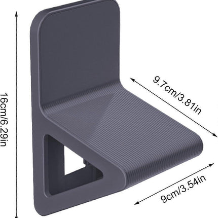 Black Shower Foot Rest, No Drill, for Shaving.