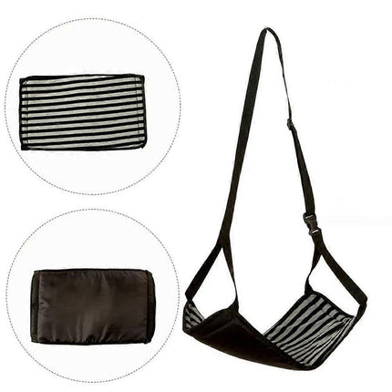 Black Plane Travel Foot Rest, 39*23cm, 1pc.
