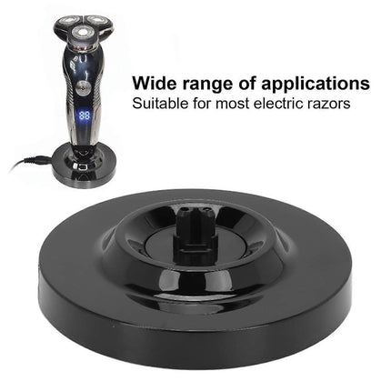 Universal Electric Shaver Charging Station, Black.