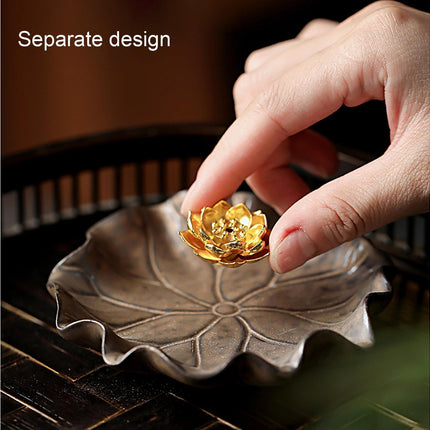 Lotus Leaf Mini Incense Holder for Teahouse-A.