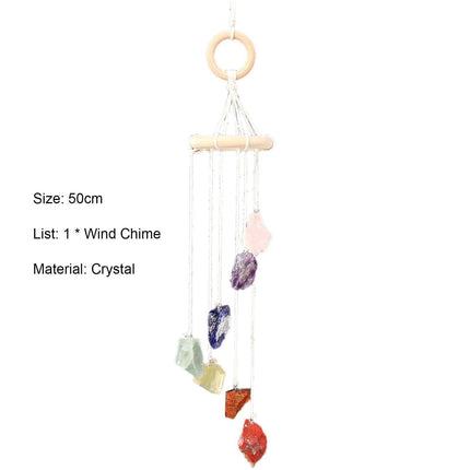 Faux Crystal Pendant Garden Decoration-Multicolor.