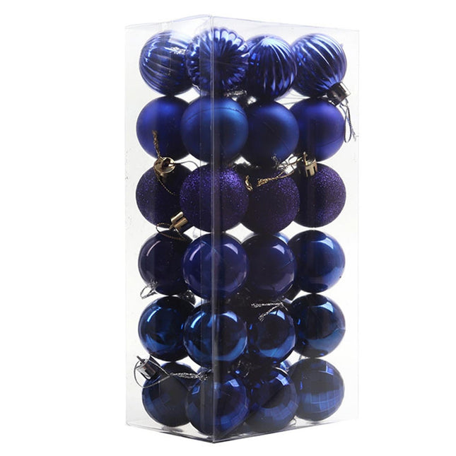 36Pcs 4cm Xmas Party Decor-Royal Blue.