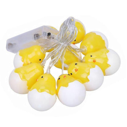 Easter Eggshell LED String Lights, 1.5m Practical Easter Decor Light.