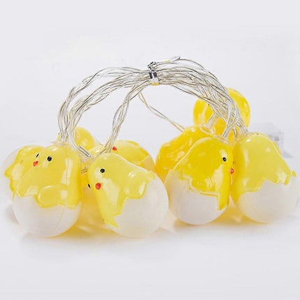 Easter Eggshell LED String Lights, 1.5m Practical Easter Decor Light.
