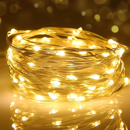 2M 20 LED String Lights, IP65 Waterproof, Halloween & Christmas Decor.