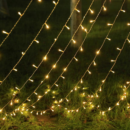 LED Waterfall String Lights Outdoor, Decorative Christmas Tree Lights.