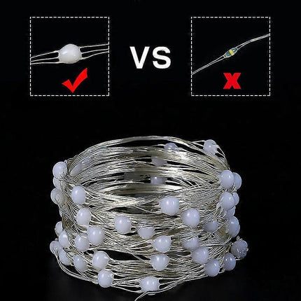 33ft 100 LED Color Changing USB String Lights with Remote, Twinkle Fairy.