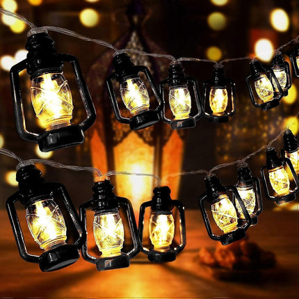 Camping LED String Lights, Ambient Tent Canopy Paraffin Lamp Decor.