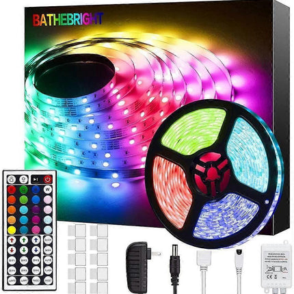 10M Waterproof RGB LED String Lights, 300 LEDs with Bluetooth Controller.