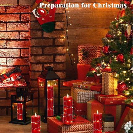 5 Pack LED String Lights with Remote, Star Clear Lights, Timer Function.