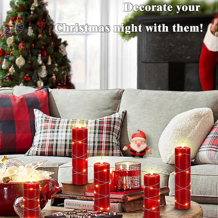 5 Pack LED String Lights with Remote, Star Clear Lights, Timer Function.