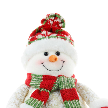 Xmas Snowman Ornament Light Yellow.