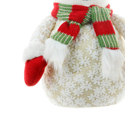 Xmas Snowman Ornament Light Yellow.