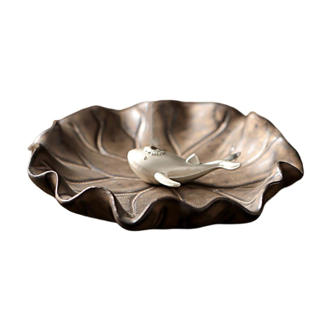 Lotus Leaf Mini Incense Holder for Teahouse-E.