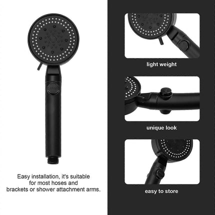 Adjustable Plastic Shower Head, Handheld Shower Sprinkler.