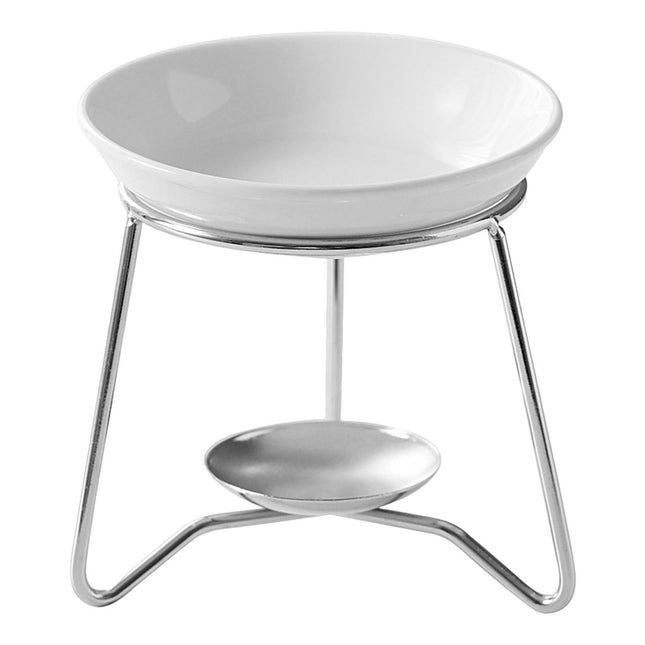 Wax Candle Burner for Home-Silver.
