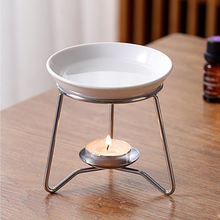 Wax Candle Burner for Home-Silver.