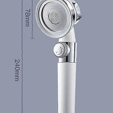 High Pressure Bathroom Shower Head, Jet Handheld Sprinkler.