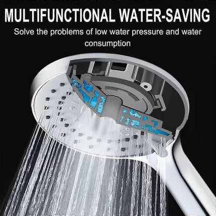 Pressurized Shower Head Set, Handheld Bathroom Sprinkler.
